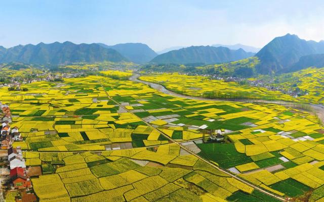 北京出發(fā)陜西漢中5日自駕游：秦嶺古梯田-漢中油菜花海-石門(mén)棧道5日休閑自駕游