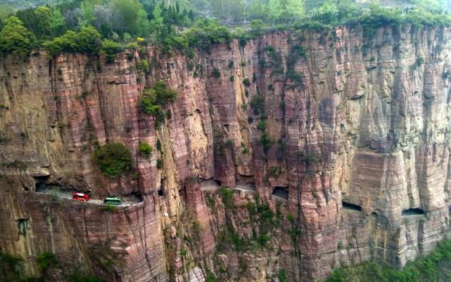 北京出發(fā)南太行掛壁公路自駕游：昆山掛壁公路，郭亮掛壁長廊4天自駕游